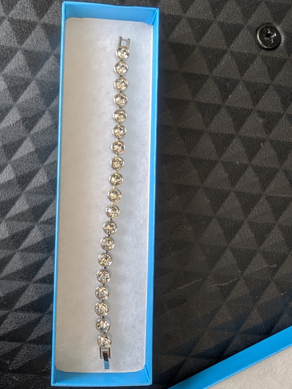 Touchstone Crystal White Ice Bracelet